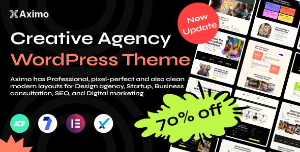 Aximo – Creative Agency WordPress Theme 1 Aximo Creative Agency WordPress Theme