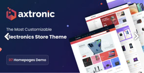 Axtronic Electronics WooCommerce WordPress Theme