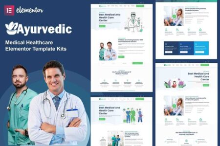Ayurvedic Medical Healthcare Elementor Pro Template Kits