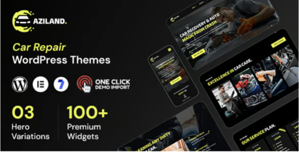 Aziland Car Repair WordPress Themes