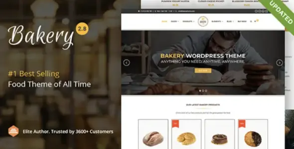 Bakery Pro WordPress Cake & Food Theme