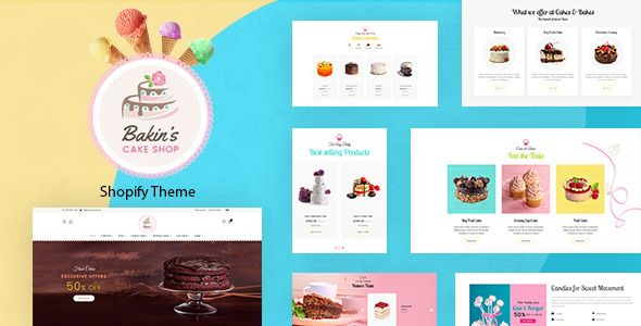 Bakins Shopify Cake Shop Theme