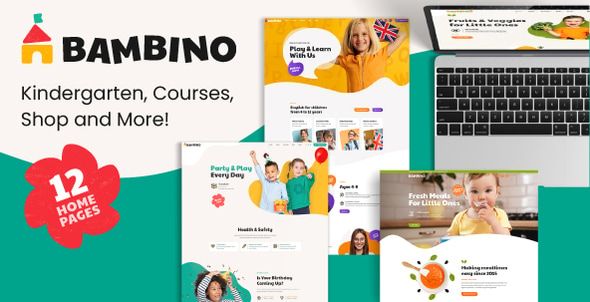 Bambino – WordPress Theme for Child Care 1 Bambino WordPress Theme