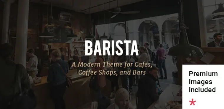 Barista Pro – Modern WordPress Theme for Cafes, Coffee Shops and Bars 1 Barista Pro WordPress Theme