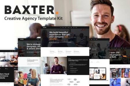 Baxter Creative Agency Elementor Template Kit