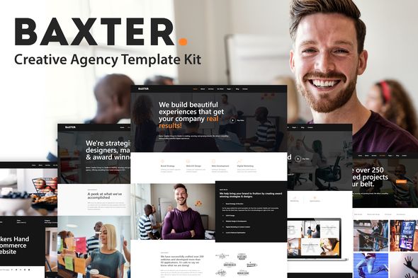 Baxter Creative Agency Elementor Template Kit