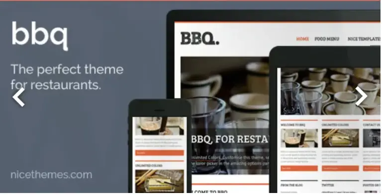 BBQ - Restaurant WordPress Theme