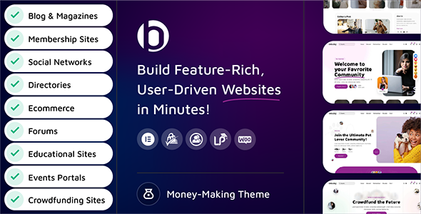 BeBuddy - Monetized Community & Membership WordPress Theme 1 Be Buddy Monetized Community & Membership WordPress Theme