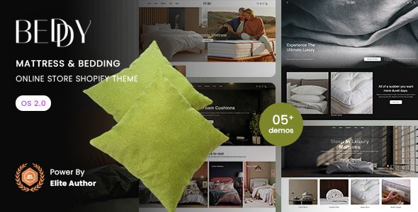 Beddy - Mattress & Bedding Online Store Shopify 2.0 Theme 1 Beddy Mattress & Bedding WordPress Theme
