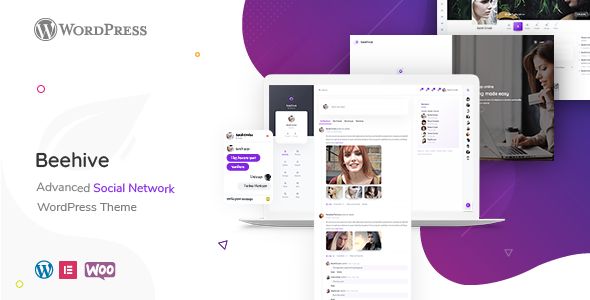 Beehive - Social Network WordPress Theme 1 Beehive Social Network WordPress Theme