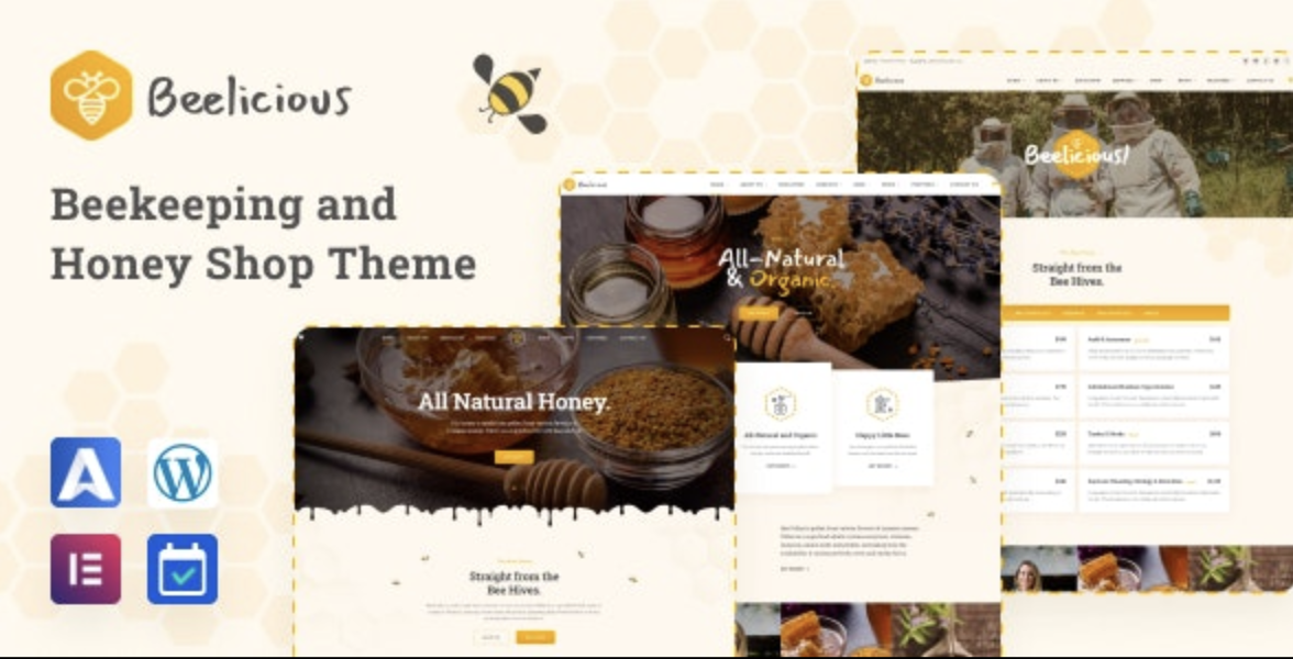 Beelicious – Beekeeping and Honey Shop Theme 1 Beelicious Beekeeping and Honey Shop Theme