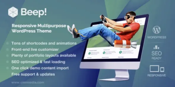 Beep! Pro Responsive Multi-Purpose WordPress Theme