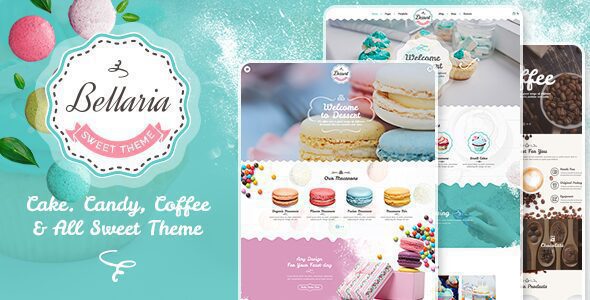 Bellaria - a Delicious Cakes and Bakery WordPress Theme 1 Bellaria a Delicious Cakes and Bakery WordPress Theme