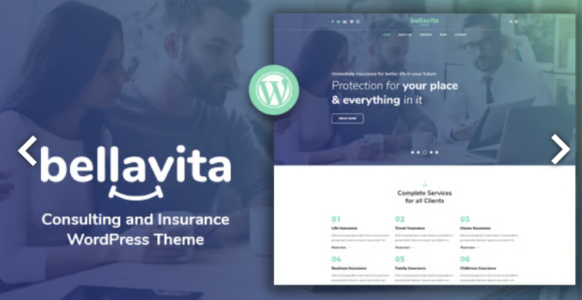 Bellavita Insurance & Finance WordPress Theme