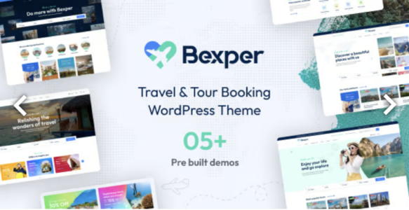 Bexper Travel & Tour Booking WordPress Theme