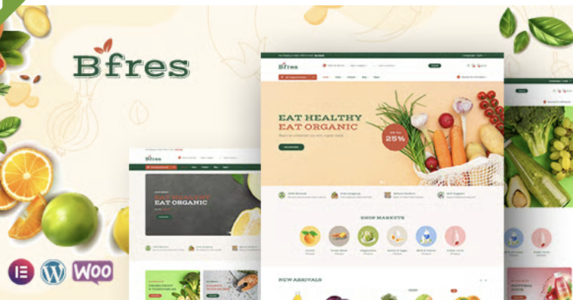 Bfres Organic Food Woo Commerce Theme