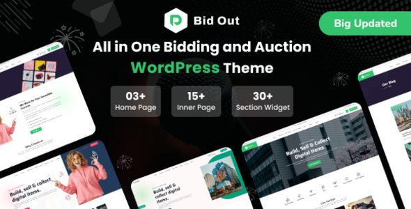 Bidout - Multivendor Bid and Auction WordPress Theme 1 Bidout Multivendor Bid and Auction WordPress Theme