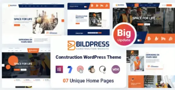 Bild Press Pro – Construction WordPress Theme