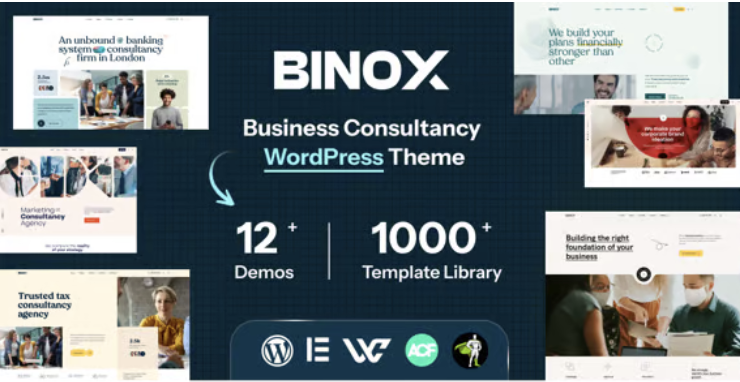 Binox | Business Consulting Theme 1 Binox Business Consulting WordPress Theme