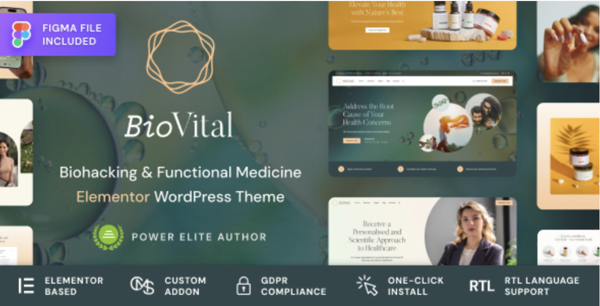 BioVital - Functional Medicine Doctor WordPress Theme 1 Bio Vital WordPress Theme