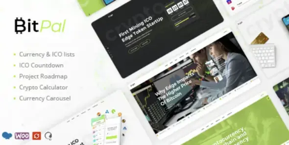 Bit Pal Pro Cryptocurrency WordPress Theme