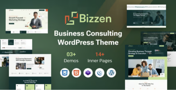 Bizzen Business Consulting WordPress Theme