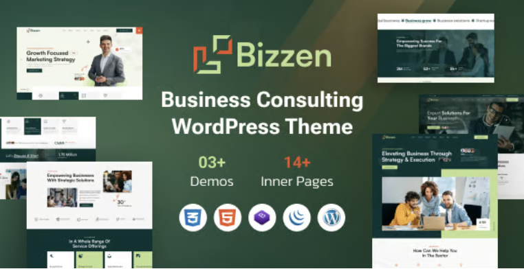 Bizzen – Business Consulting WordPress Theme 1 Bizzen Business Consulting WordPress Theme