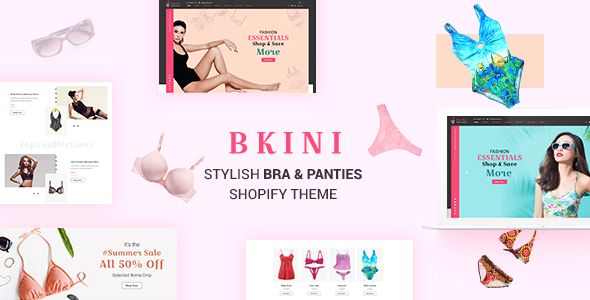 Bkini Lingerie Shop Bikini Shopify Theme
