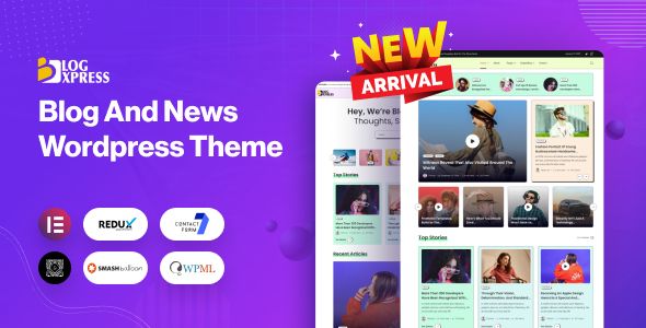 BlogXpress – Blog News WordPress Theme 1 Blog Xpress – Blog News WordPress Theme