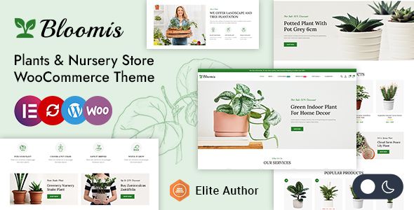Bloomis - Gardening & Houseplants Store WordPress WooCommerce Theme 1 Bloomis Plants & Nursery Store WooCommerce Theme