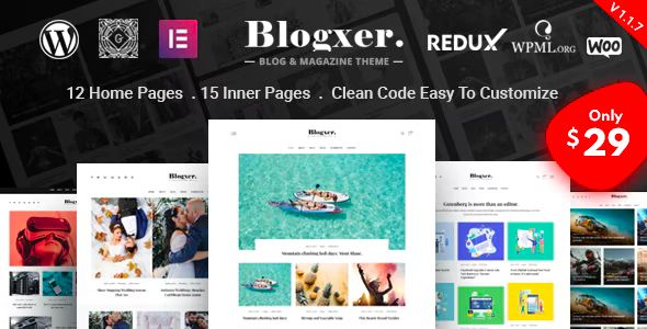 Bloxer - Blog & Magazine WordPress Theme 1 Bloxer WordPress Theme