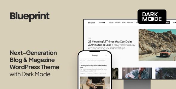 Blueprint – Next-Generation Blog Magazine Theme 1 Blueprint – Next-Generation Blog Magazine Theme WordPress Theme