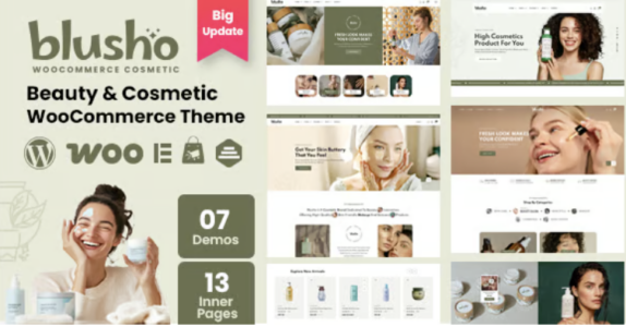 Blusho - Beauty & Cosmetics Store WooCommerce WordPress Theme