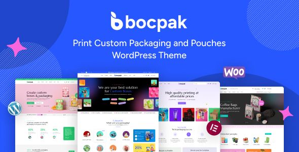 Bocpak - Print Custom Packaging and Pouches WordPress Theme 1 Bocpak Print Custom Packaging and Pouches WordPress Theme