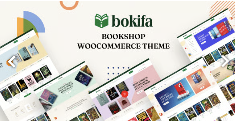 Bokifa - Book Store WooCommerce WordPress Theme 1 Bokifa Book Store WooCommerce WordPress Theme