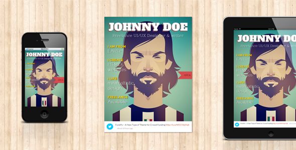 BookCard - 3D Folded vCard HTML Template 1 Book Card - 3 D Folded v Card HTML Template WordPress Theme