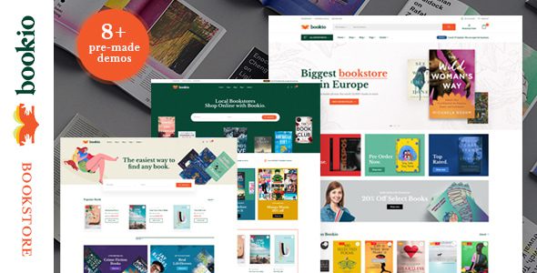 Bookio – Book Store WooCommerce WordPress Theme 1 Bookio – Book Store Woo Commerce WordPress Theme