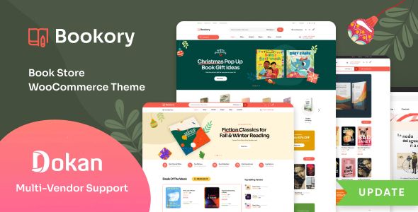 Bookory – Book Store WooCommerce Theme 1 Bookory Book Store WooCommerce Theme