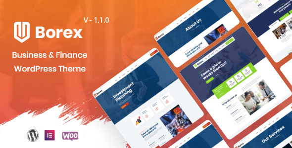 Borex - Business And Finance WordPress Theme 1 Borex Business And Finance WordPress Theme