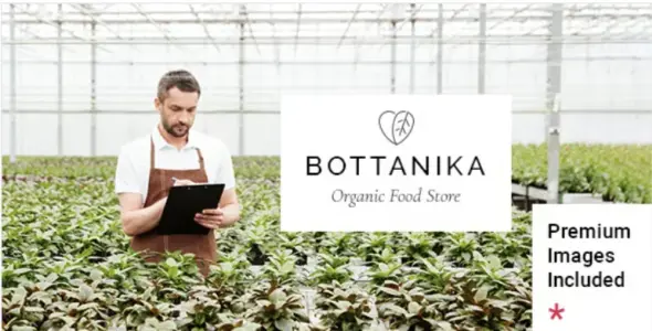 Bottanika Pro Organic Food Store WordPress Theme