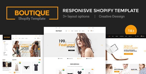 Boutique - Multi Store Responsive Shopify Theme