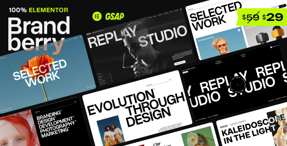 Brandberry – Creative Elementor WordPress Theme 1 Brandberry – Creative Elementor WordPress Theme