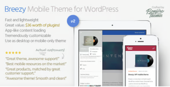 Breezy: Mobile Theme for WordPress