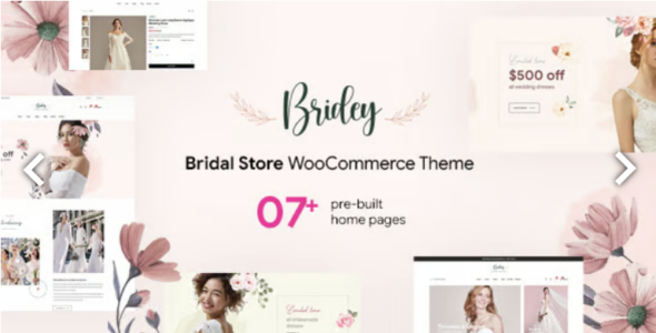 Bridey - Bridal Store WooCommerce Theme