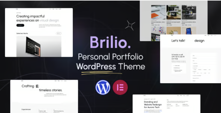 Brilio - Personal Portfolio WordPress Theme 1 Brilio - Personal Portfolio WordPress Theme