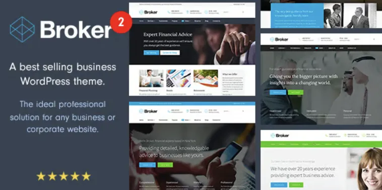 Broker Pro – Business and Finance WordPress Theme 1 Broker Pro – Business and Finance WordPress Theme