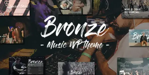 Bronze Pro – A Professional Music WordPress Theme