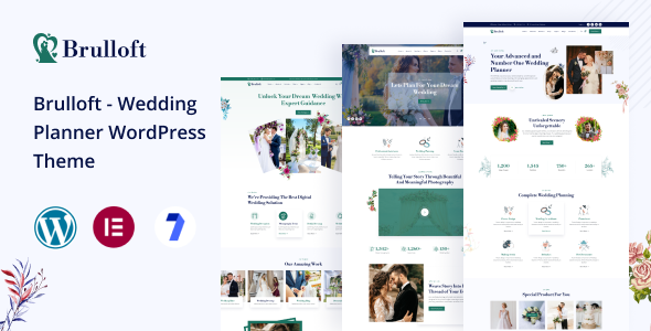Brulloft – Wedding Planner WordPress Theme 1 Brulloft – Wedding Planner WordPress Theme