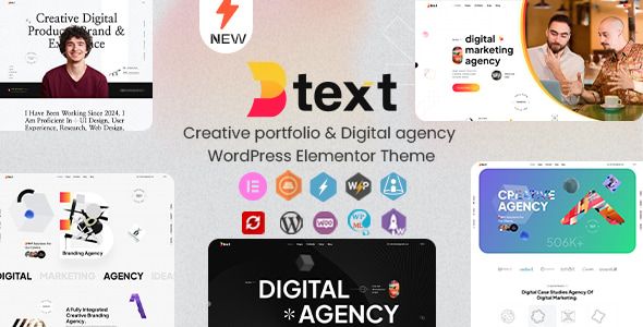 Btext – Creative Portfolio Digital Agency WordPress Elementor Theme 1 Btext – Creative Portfolio Digital Agency WordPress Elementor Theme
