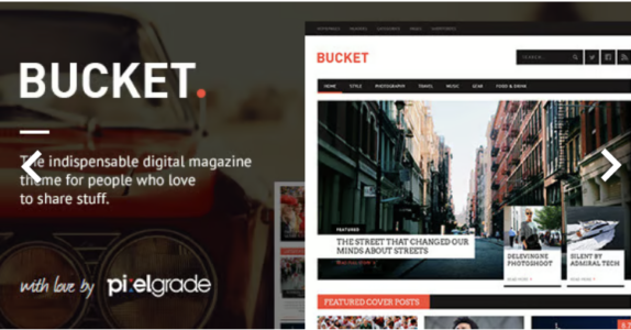 BUCKET WordPress theme